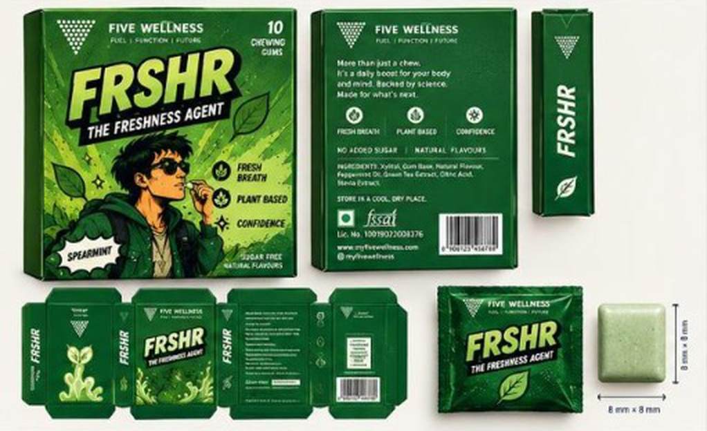 FRSHR Curcumin & Clove Gum