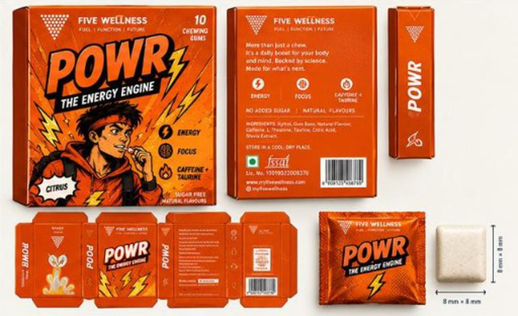 POWR Energy Chewing Gum